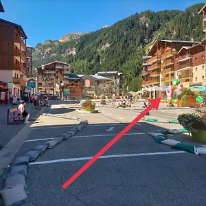 Appartement Valfrejus 19m2 Cosy 4 Couchages 60 M Des Pistes, Modane
